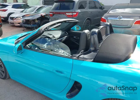 2016 Porsche Boxster Black Edition из США, поврежденный, VIN WP0CA2A80GS120874